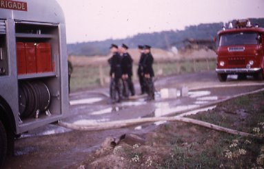 Morton In Marsh Emergency water supplies feeding to a pump